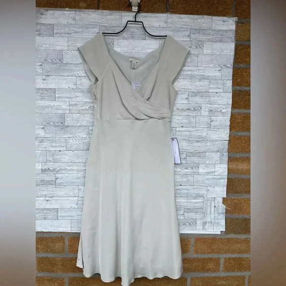 J.Crew Wedding Collection Champagne-Colored Dress Sz  8 - Picture 3 of 13